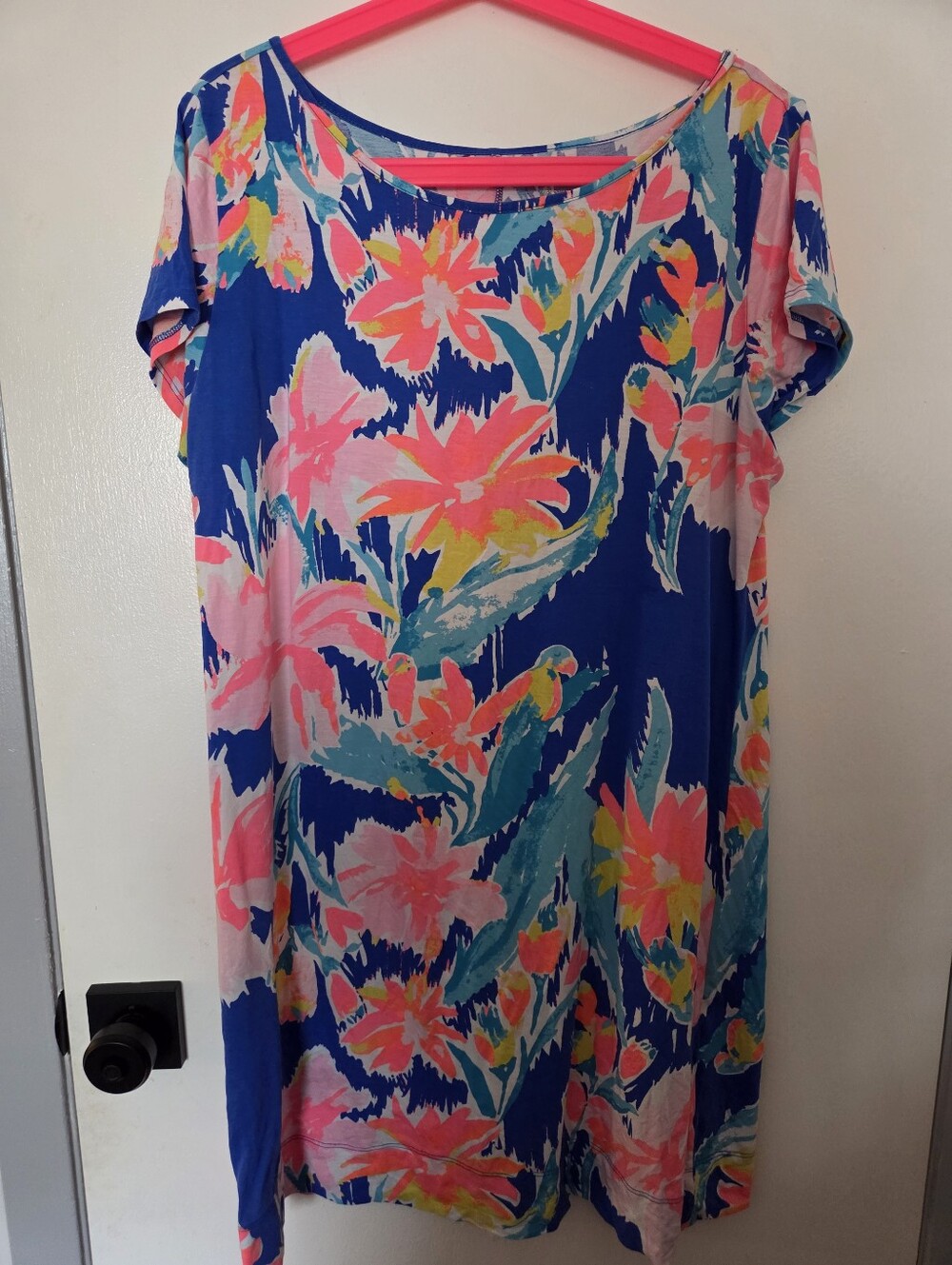 Lilly Pulitzer Tropical Bird & Floral Knit Dress